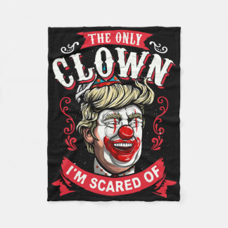 Anti Donald Trump T Shirt Funny Clown Resist Men W Fleece Deken