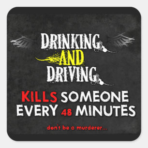 Anti-Drink & het drijven Stickers