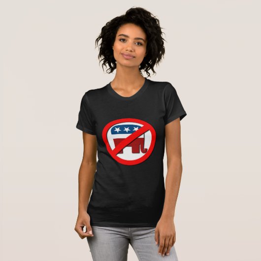 ANTI-ELEPHANT / ANTIREPUBLIEK T-SHIRT (Voorkant volledig)