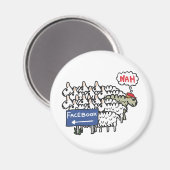 Anti-Facebook Magneet (Voorkant / Achterkant)