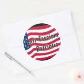 Anti-fascism is Patriotic Ronde Sticker (Envelop)