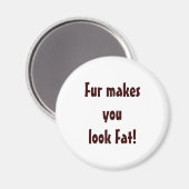 Anti-ferrodierenrechtencitaat Magneet (Voorkant / Achterkant)