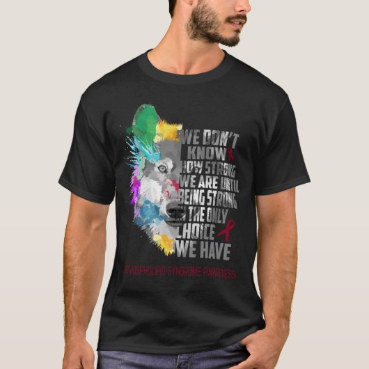 Anti-fosfolipide Syndroom Bewustheid T-shirt (Voorkant)