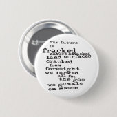 Anti-fracking Ronde Button 5,7 Cm (Voorkant /achterkant)
