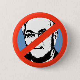 ANTI-FRANK / Anti-Barney Frank Ronde Button 5,7 Cm