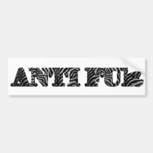 ANTI FUR/Dierenbescherming Bumpersticker