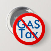 Anti-gasbelastingverhogingen Ronde Button 7,6 Cm (Voorkant /achterkant)