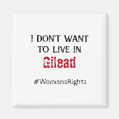 Anti Gilead Vrouwenrechten Magneet (Voorkant)