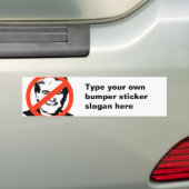 ANTI-GINGRICH: ANTI-Newt Gingrich Bumpersticker (Op auto)