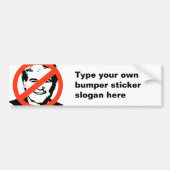 ANTI-GINGRICH: ANTI-Newt Gingrich Bumpersticker (Voorkant)