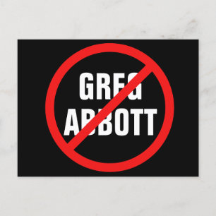 Anti-Greg Abbott stemt met hem uit de politiek van Briefkaart