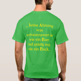 Anti Grüne Spruch T-shirt