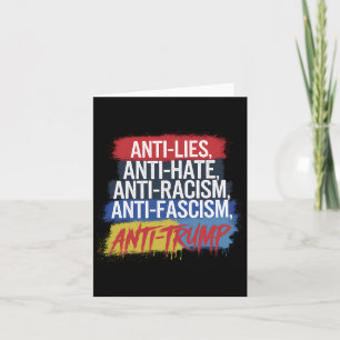 Anti haat leugens racisme fascisme verzet zich teg kaart