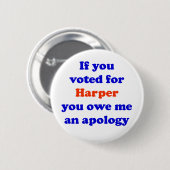 Anti-Harper-Button Ronde Button 5,7 Cm (Voorkant /achterkant)