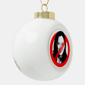 ANTI HARRIS KERAMISCHE BAL ORNAMENT (Links)