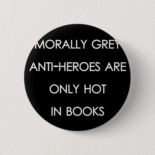 Anti-helden Ronde Button 5,7 Cm (Voorkant)