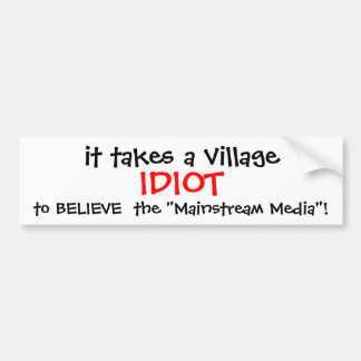 ANTI-HILLARY 2016 BUMPERSTICKER