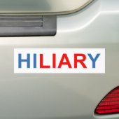Anti-Hillary Bumpersticker (Op auto)