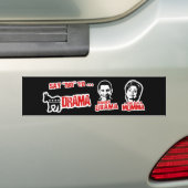 Anti-Hillary Clinton Bumpersticker (Op auto)