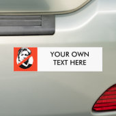 ANTI-HILLARY CLINTON BUMPERSTICKER (Op auto)
