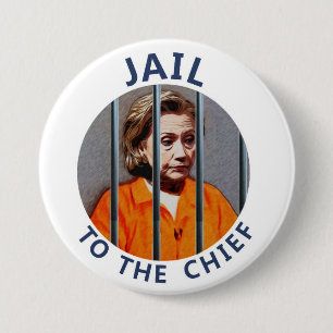 Anti-Hillary Clinton Ronde Button 7,6 Cm