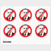 Anti Hunter Biden Ronde Sticker (Vel)