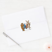 Anti-Hunting Animal Revenge Ronde Sticker (Envelop)