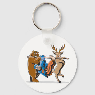 Anti-Hunting Animal Revenge Sleutelhanger
