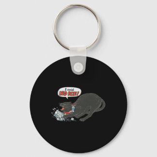 Anti Ice Pro Immigration Funny Cat Political  Sleutelhanger