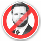 Anti-JD Vance Sticker (Voorkant)