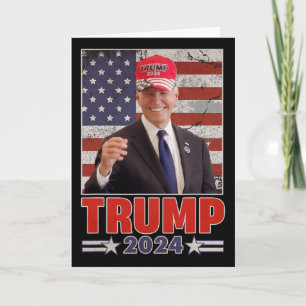 Anti Joe Biden Grappig Conservatief Donald Trump 2 Kaart