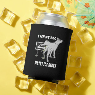 Anti Joe Biden My Dog Hates Biden Political Humor Blikjeskoeler