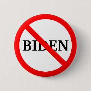 Anti Joe Biden Ronde Button 5,7 Cm