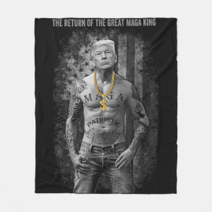 Anti Joe Biden Ultra Maga The Return Of The Great Fleece Deken