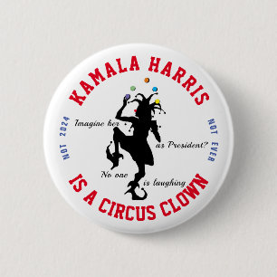 Anti-Kamala Harris Ronde Button 5,7 Cm