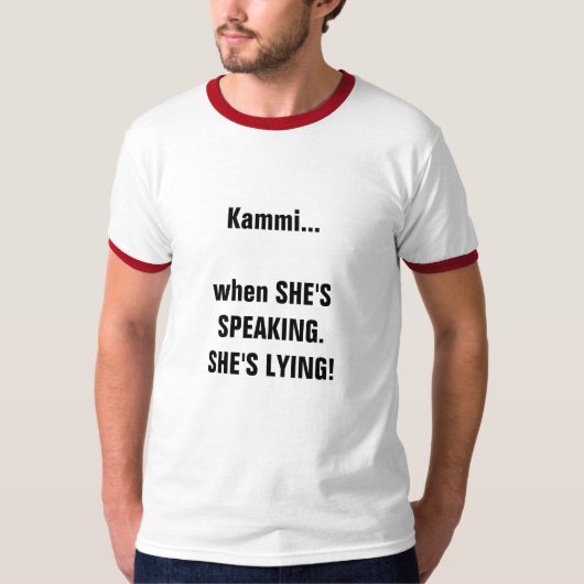 anti-Kamala Harris T-shirt (Voorkant)