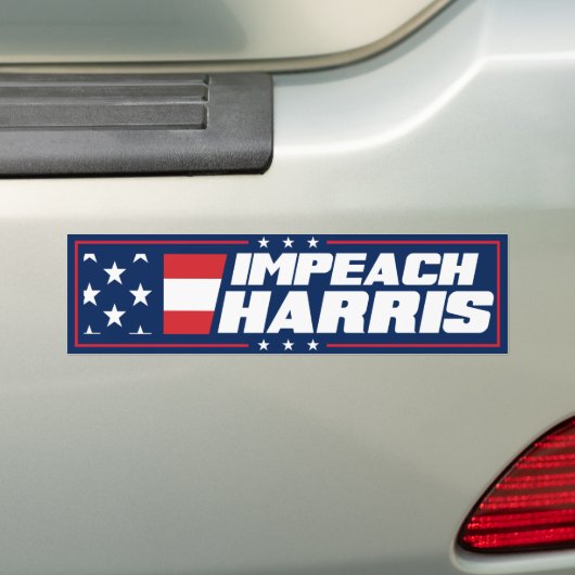 Anti-Kamala Impeach Kamala Harris Bumpersticker (Op auto)