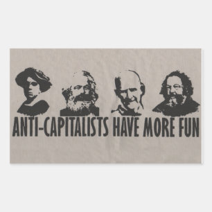 Anti-kapitalisten hebben meer plezier - Stickers