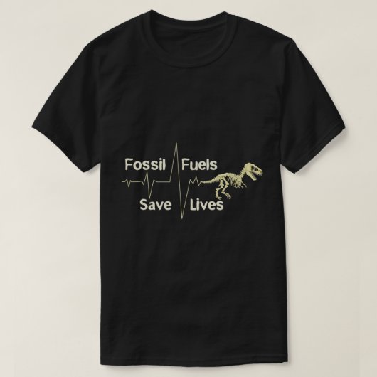 Anti-klimaatverandering antisocialisme fossiele br t-shirt (Design voorkant)