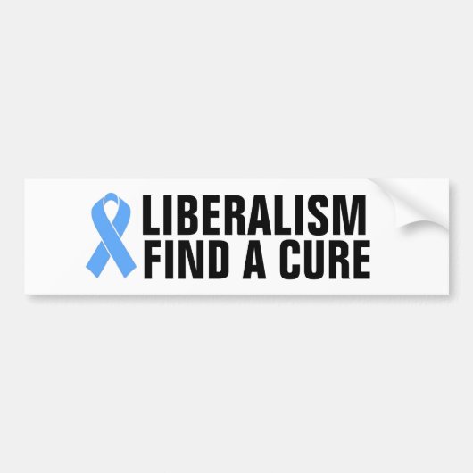 ANTI-LIBERAL BUMPERSTICKER (Voorkant)