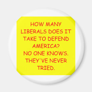 anti - liberale anti - obama grap magneet