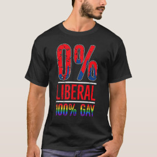 Anti-liberale LGBT Gay Cool Pro Republikeinen T-shirt