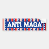 Anti MAGA-Bumpersticker Bumpersticker (Voorkant)