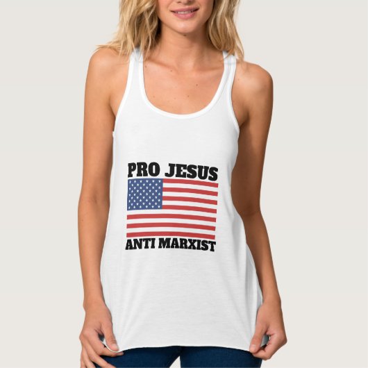 ANTI-MARXIST - PRO-JESUS T-SHIRTS (Voorkant)