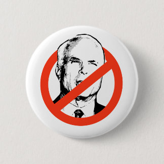 Anti-McCain-Button Ronde Button 5,7 Cm