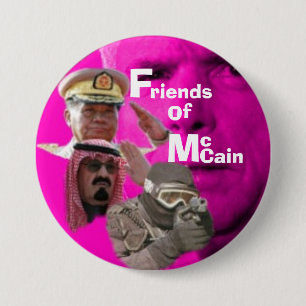 Anti-McCain Button... Ronde Button 7,6 Cm