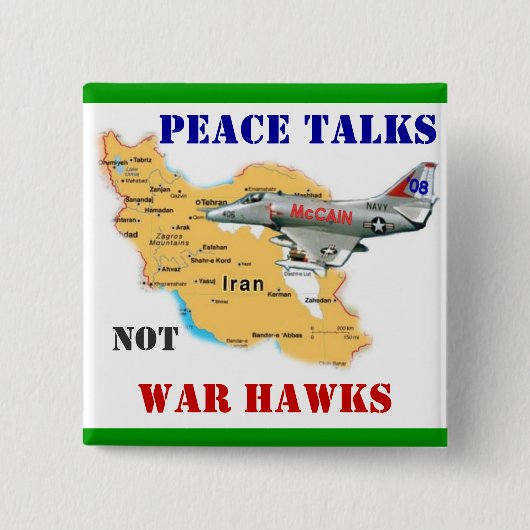 Anti-McCain Square Button (Voorkant)