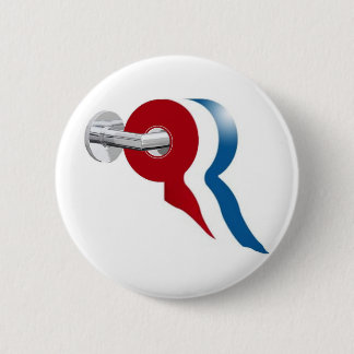 Anti Mitt Romney Ronde Button 5,7 Cm