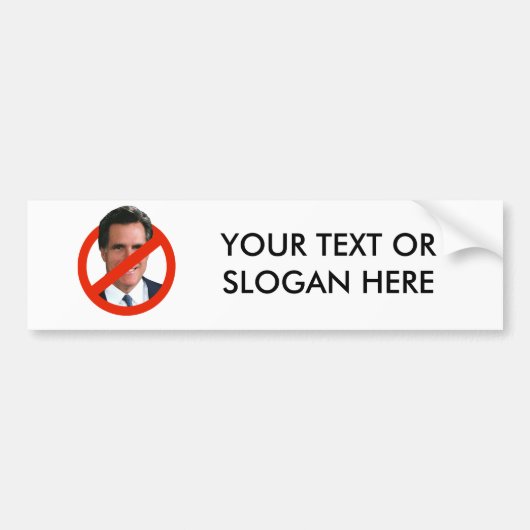 ANTI MITT TRANSPARANT BUMPERSTICKER (Voorkant)