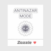 Anti Nazar Evil Eye Minimal Aesthetic Sticker (Vel)
